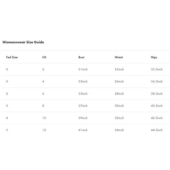 Ted Baker Silk V Neck Sheath Dress Black Blue Print Womens 4 - Picture 11 of 11